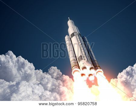 Space Launch System Takes Off