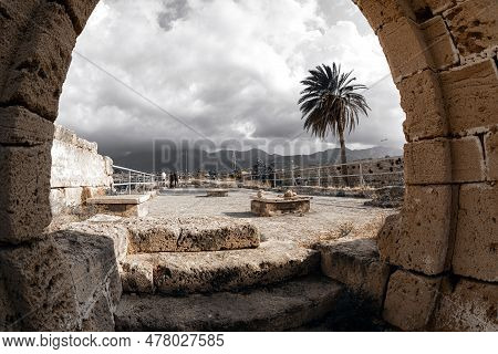 View Of Kyrenia Castle's Courtyard. Kyrenia, Cyprus