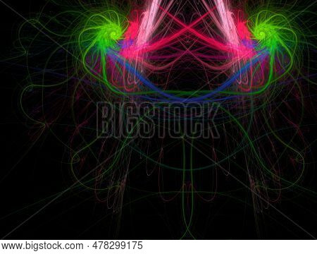 Imaginatory Lush Fractal Texture Image Abstract Background