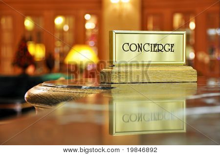 Concierge desk