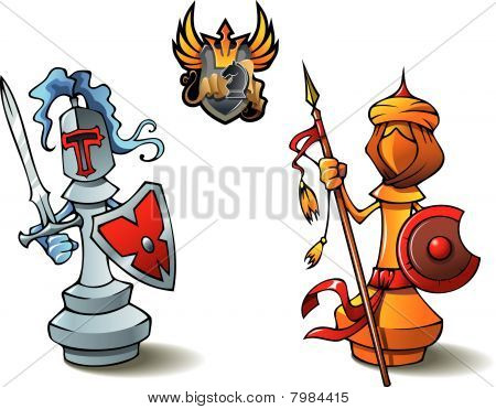 Chess set: Bishops