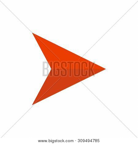 Right Arrow Icon Vector Isolated On White Background, Right Arrow Icon Eps10, Right Arrow Icon Vecto