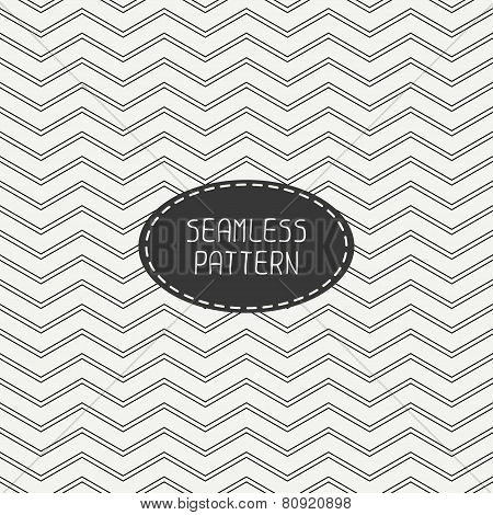 Vector retro chevron zigzag stripes geometric seamless pattern. Vintage hipster striped. For wallpap