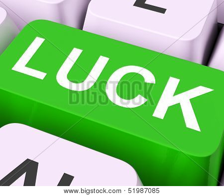 Luck Key Shows Fate Or Fortunate.