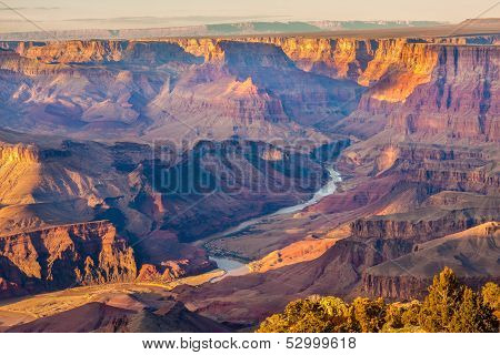 Majestic Vista Of The Grand Canyon