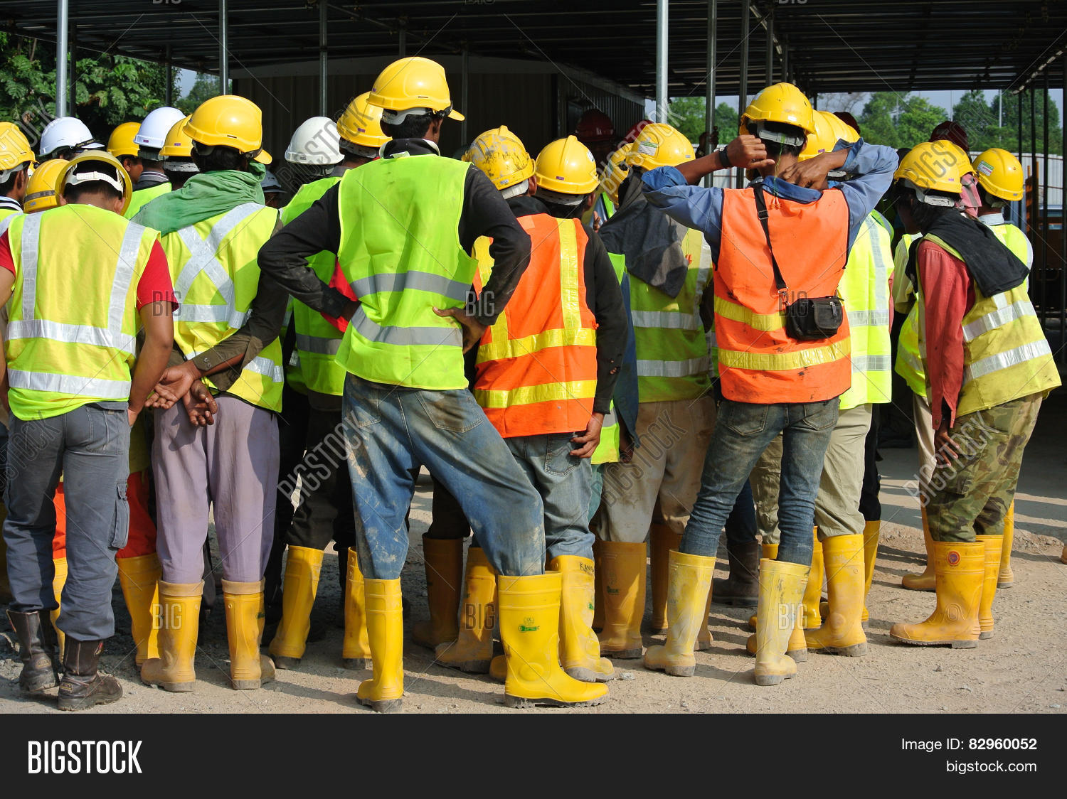 Group Of Construction Workers