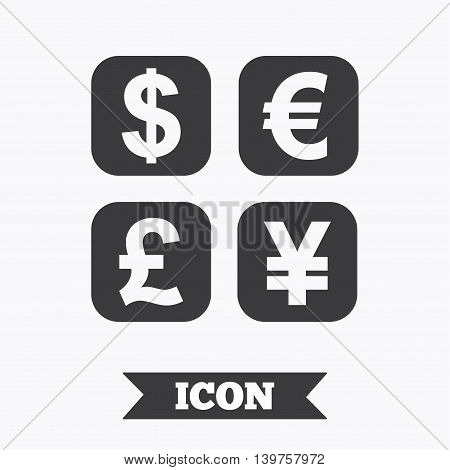 Currency exchange sign icon. Currency converter symbol. Money label. Graphic design element. Flat currency exchange symbol on white background. Vector