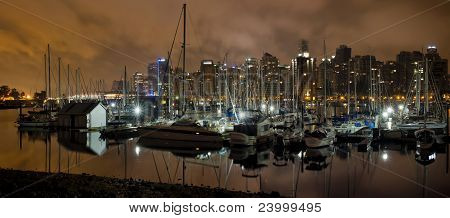 Marina a Stanley Park Vancouver Bc Canada