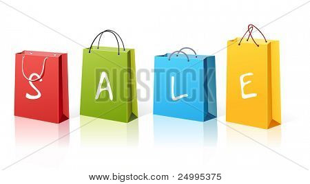 Sale shopping bags