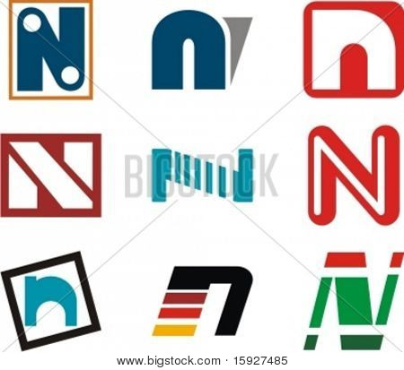 Alphabetical Logo Design Concepts. Letter N. Check my portfolio for more of this series.