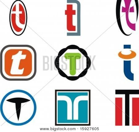 Alphabetical Logo Design Concepts. Letter T. Check my portfolio for more of this series.