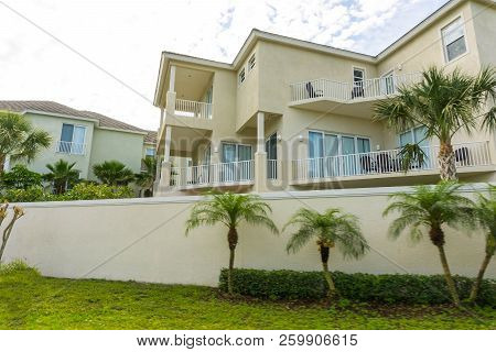 Siesta Key, Usa - May 11, 2018: The Beach House At Siesta Key At Florida, Usa