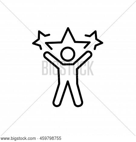 Self-confidence Icon. Monochrome Element Illustration. Self-confidence Icon Design From Soft Skills 