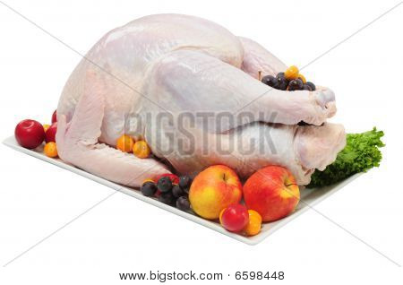 Raw turkey