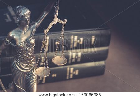 Burden of proof, legal law concept image.