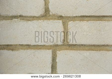 New Construction. Brickwork. Wall Of House. Texture Image. Background, Screensaver. The Wallpaper Of