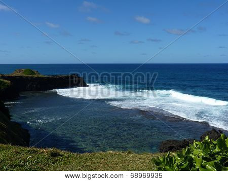 Beach At Gris Gris Cliff