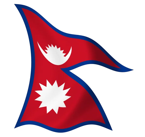 Bandera de Nepal — Stock Photo © pakmor #1643602