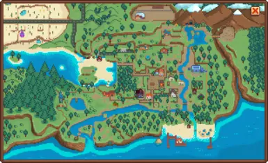 Seasonal Retro Map at Stardew Valley Nexus - Mods and community