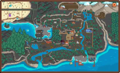 Seasonal Retro Map at Stardew Valley Nexus - Mods and community