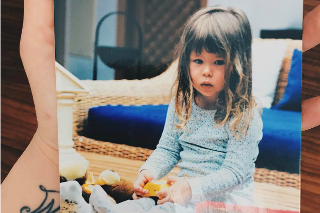 Aurora Ramazzotti da piccola: la figlia di Michelle posta la foto della sua infanzia