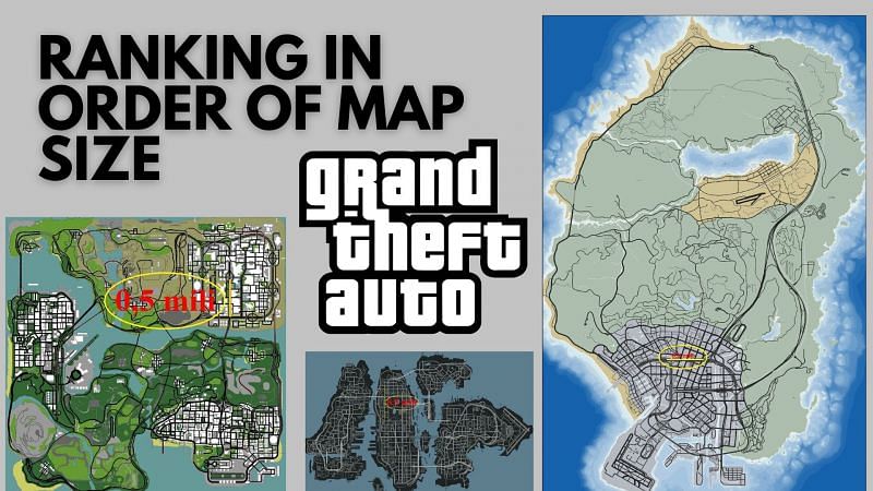 GTA Map Size Comparison