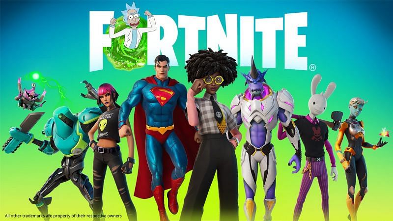 Fortnite Chapter 2 Season 7 Battle Pass Superman Skin Rick And Morty Zero Point Explodes And More