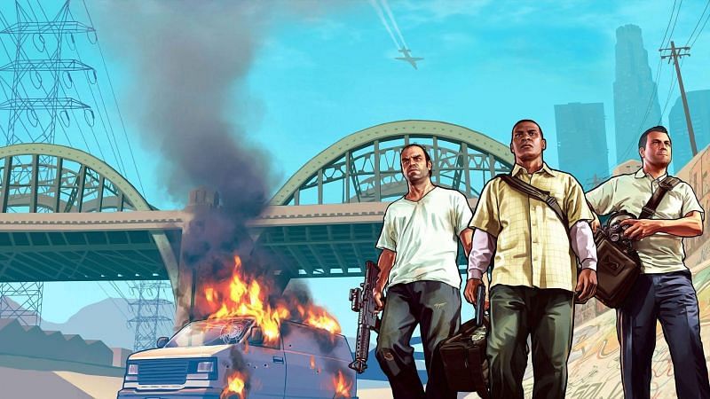 The internet is rife with cheat codes for GTA 5 (Image via wallpapercave.com)