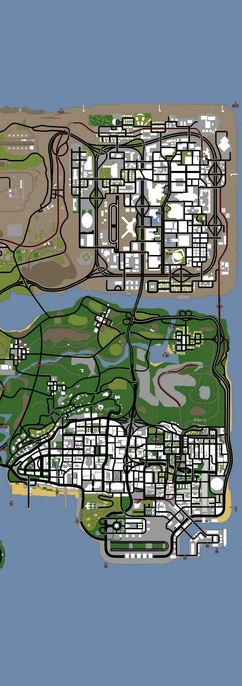 All useful GTA San Andreas maps to assist the player