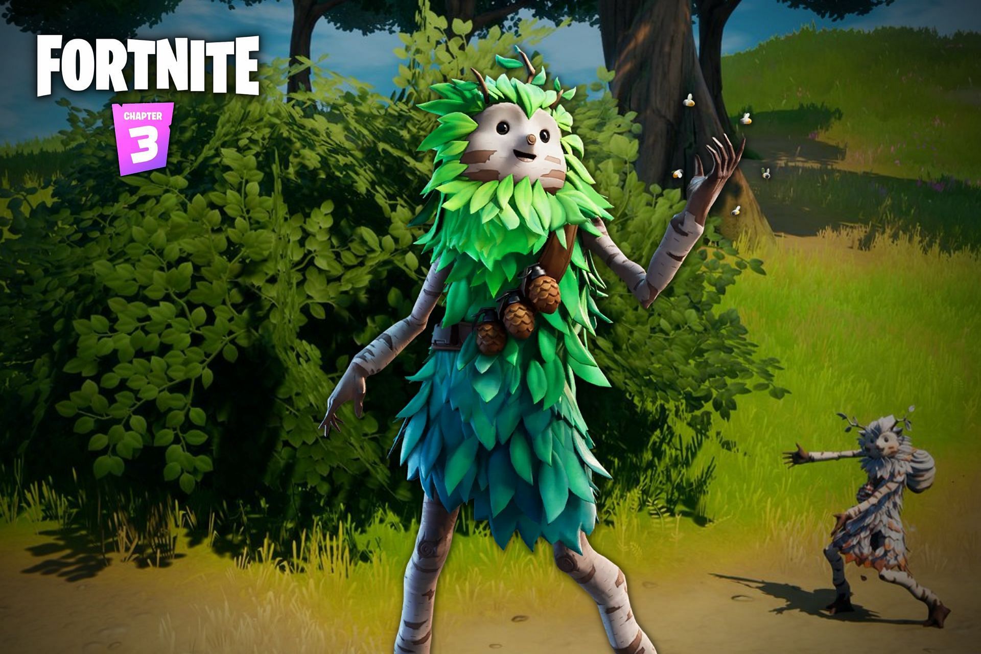 Best skins for bush camping in Fortnite Chapter 3 Season 1 (Image via Sportskeeda)