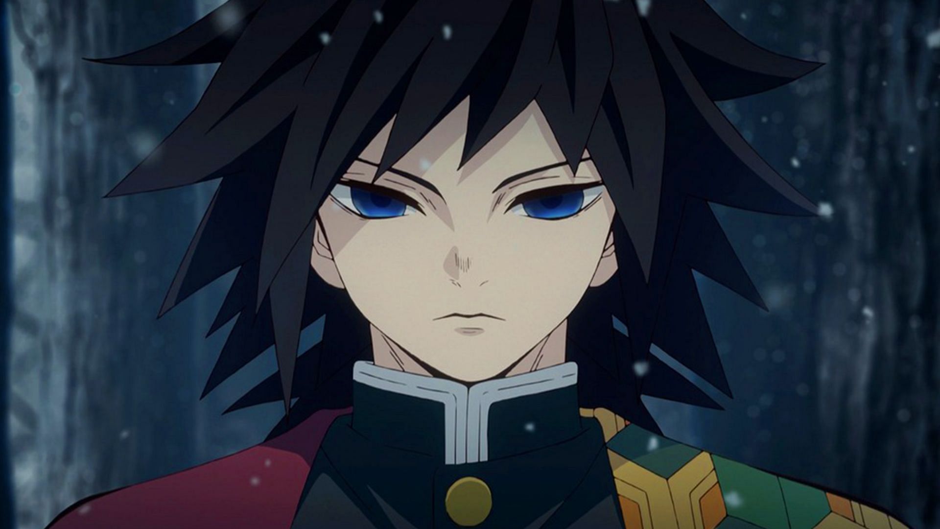 Giyu Tomioka, as seen in the anime(Image via Ufotable)