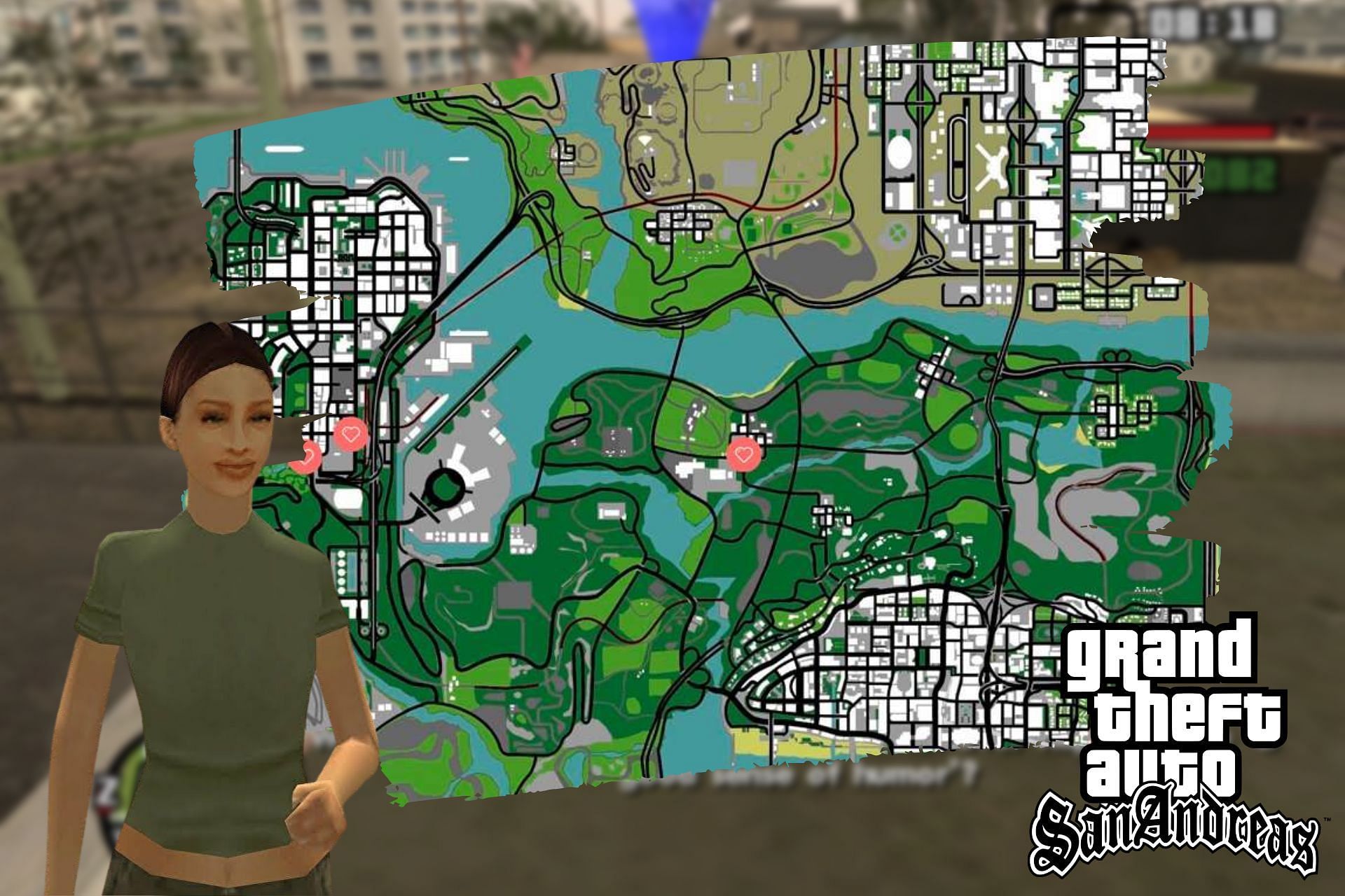 Gta San Andreas Map Of Girlfriends