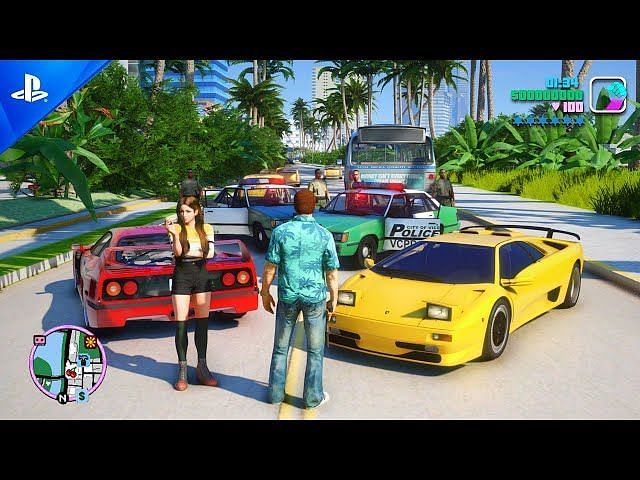 Fan makes GTA Vice City Remake in Unreal Engine 5 using GTA 5 mods