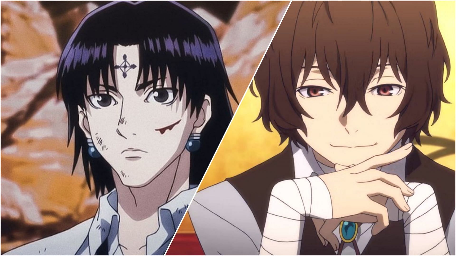 Chrollo Lucilfer and Osamu Dazai (Image via Sportskeeda)