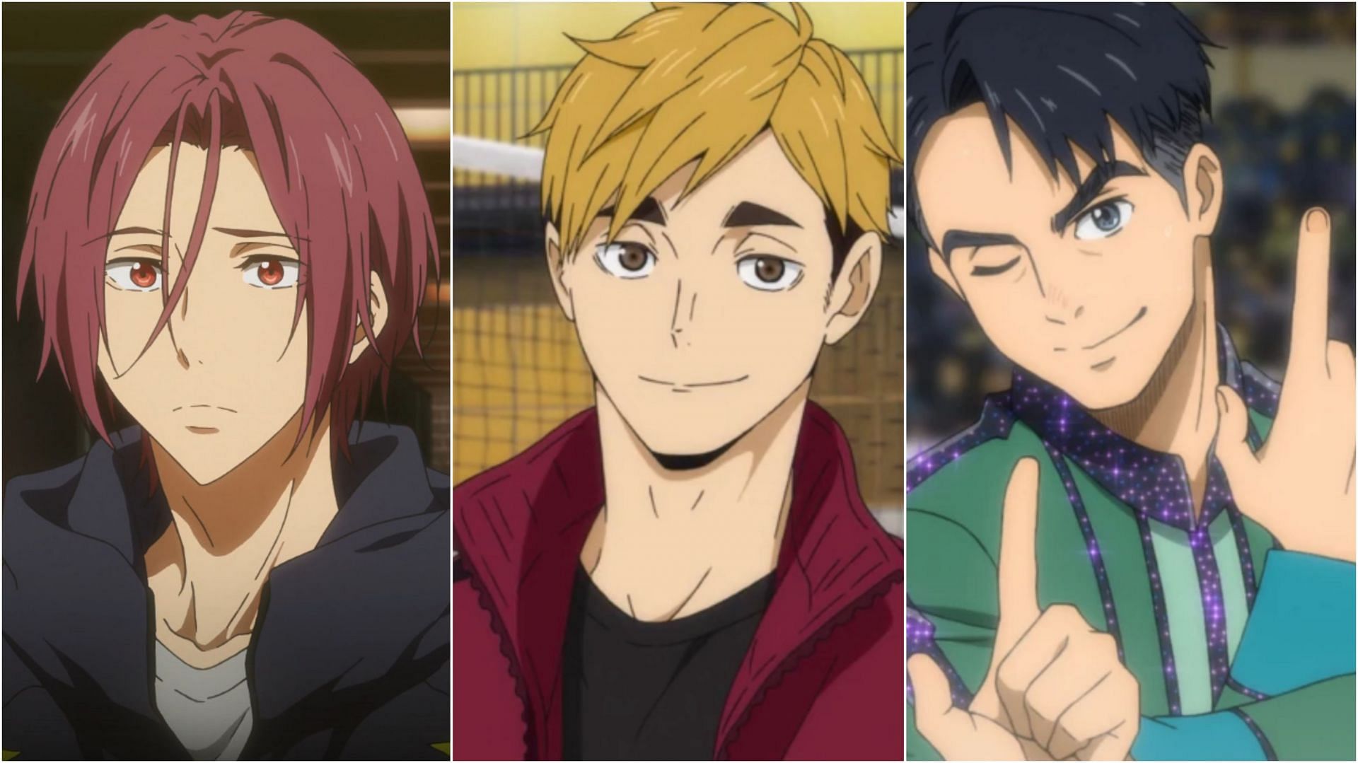 Mamoru Miyano in various sports Anime (Image via Sportskeeda)