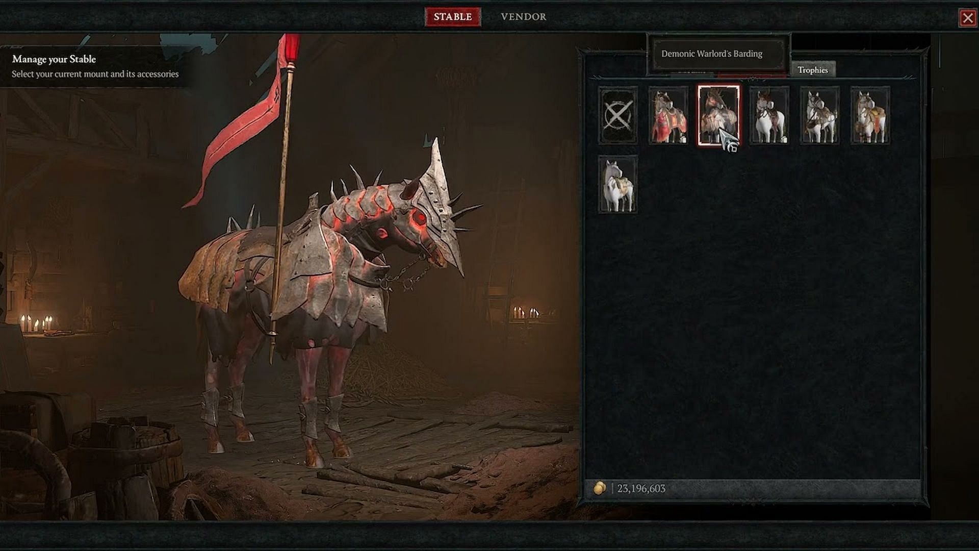 This armor costs 85,000 Red Dust (Image via Diablo 4)