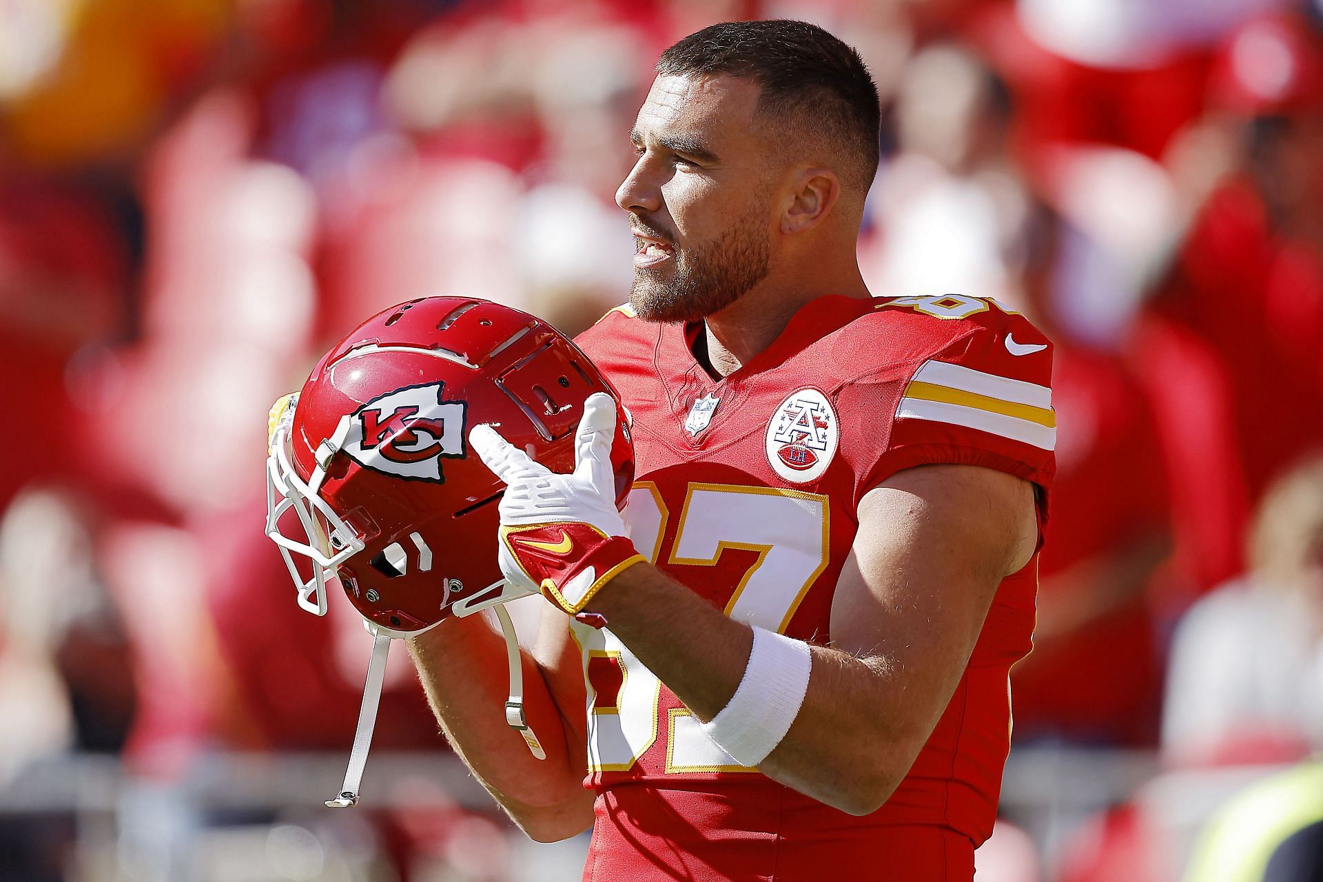 Travis Kelce at Los Angeles Chargers vs. Kansas City Chiefs