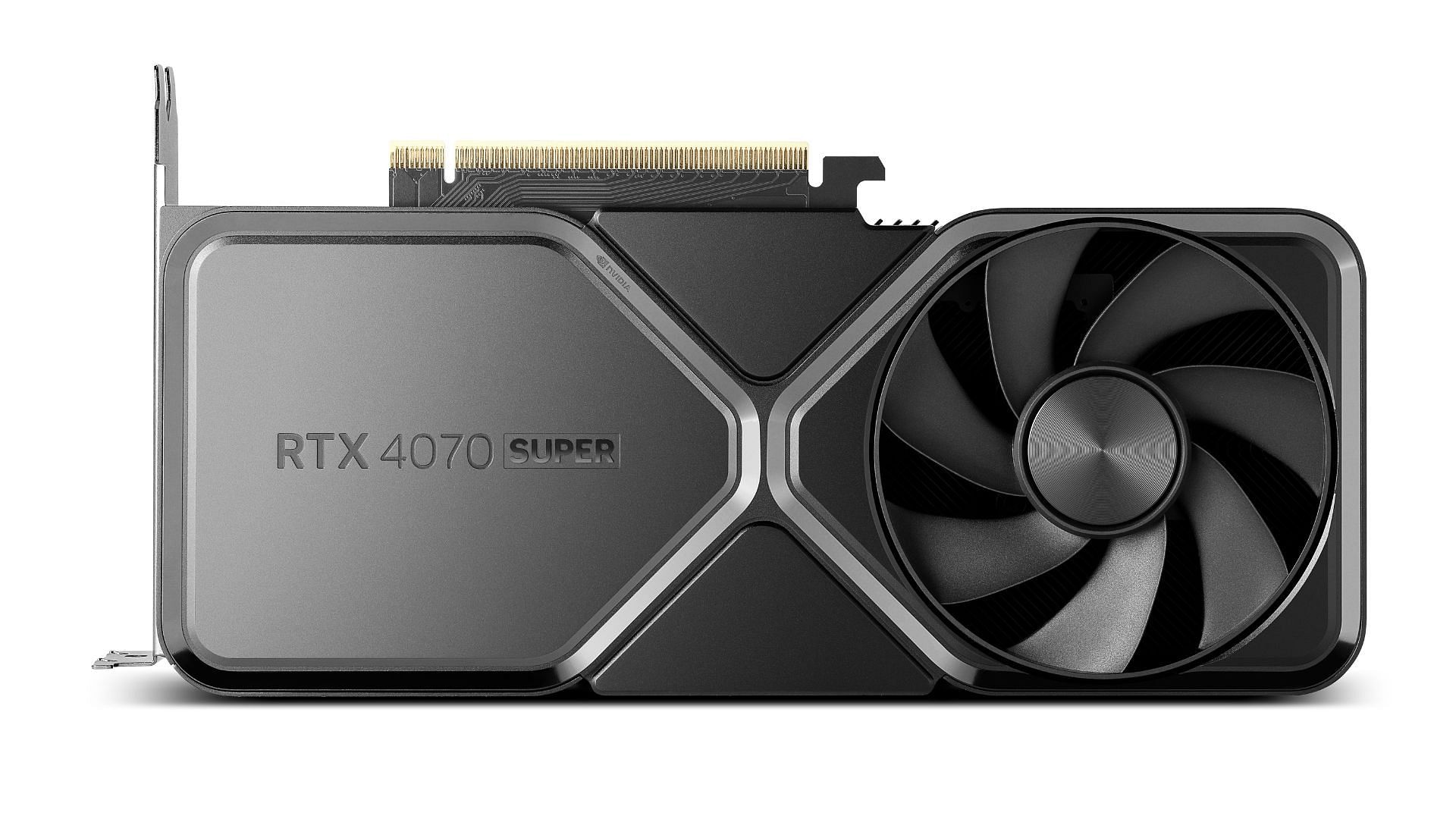 RTX 4070 Super FE on white background