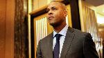 Newly appointed Indonesian national soccer team coach Patrick Kluivert arrives for a news conference in Jakarta, January 12, 2025. REUTERS/Willy Kurniawan