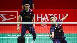 Indonesian men's doubles badminton players Fajar Alfian/Muhammad Rian Ardianto. TEMPO/Martin Yogi Pardamean