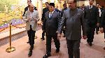 Indonesian President Prabowo Subianto (center, wearing black cap) visits the Indian Parliament building in New Delhi, January 25, 2025. Doc. Press Bureau of the Presidential Secretariat