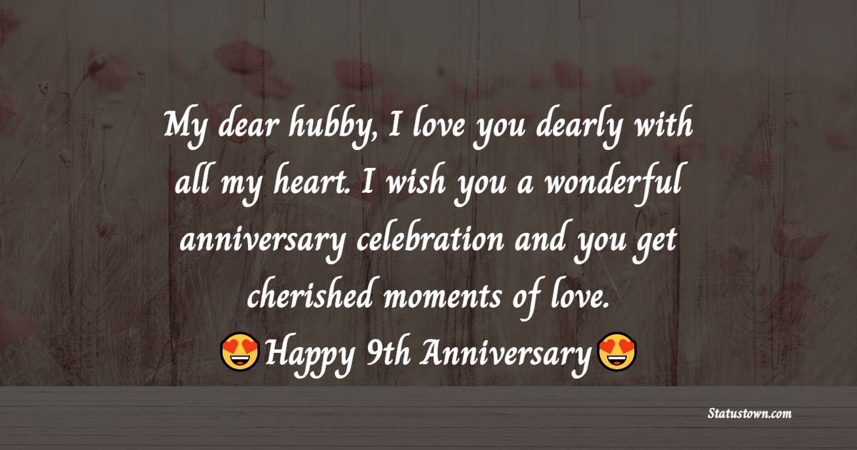 9th Anniversary Wishes