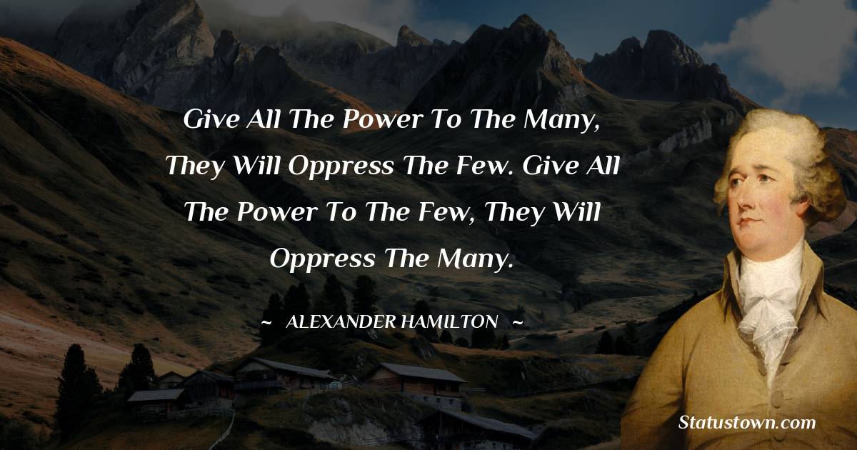 Alexander Hamilton Quotes Images