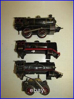 Convolute Kraus Fandor Scale 0 Tin Uhrwerkslok Tender 3 Steam Loco Body 545 555