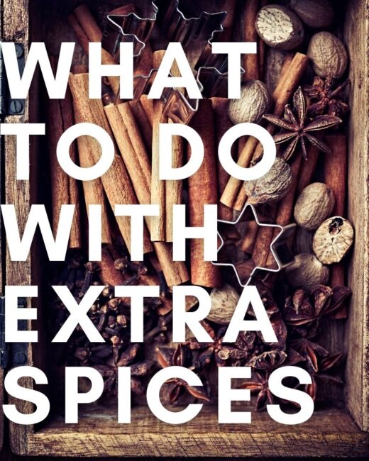 What to Do with Extra Spices