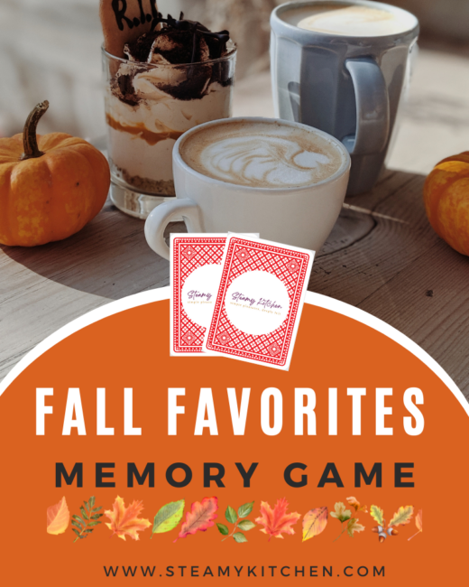 Fall Favorites Memory Game