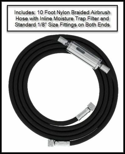 flexible airbrush hose and filter