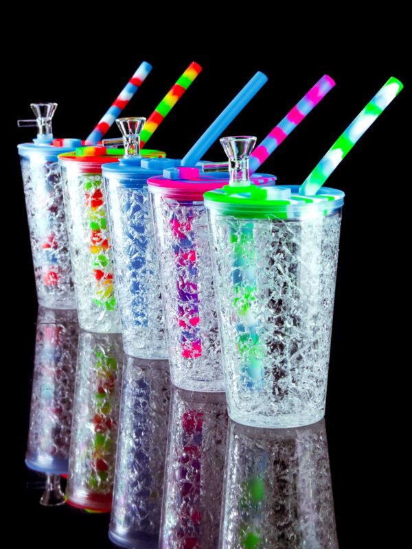 cup bongs with straw