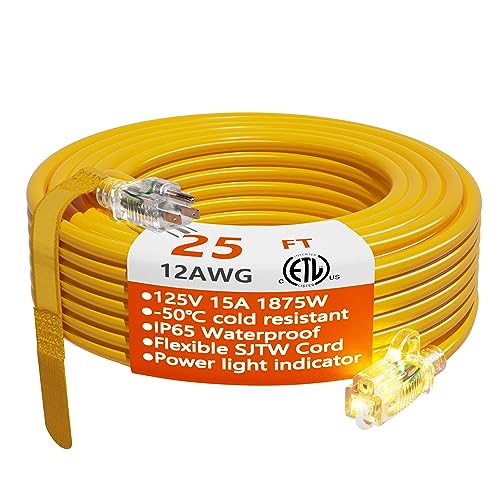 12/3 Gauge Heavy Duty Outdoor Extension Cord