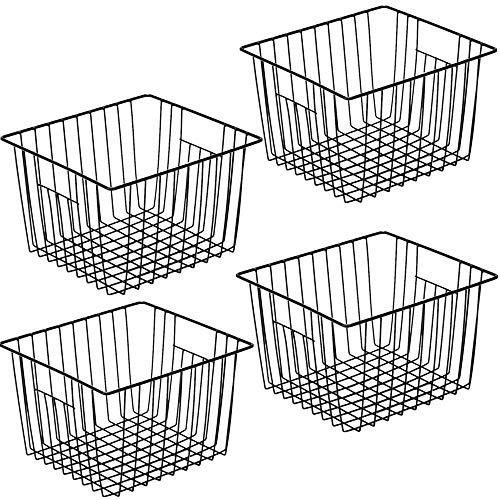 SANNO Black Closet Baskets